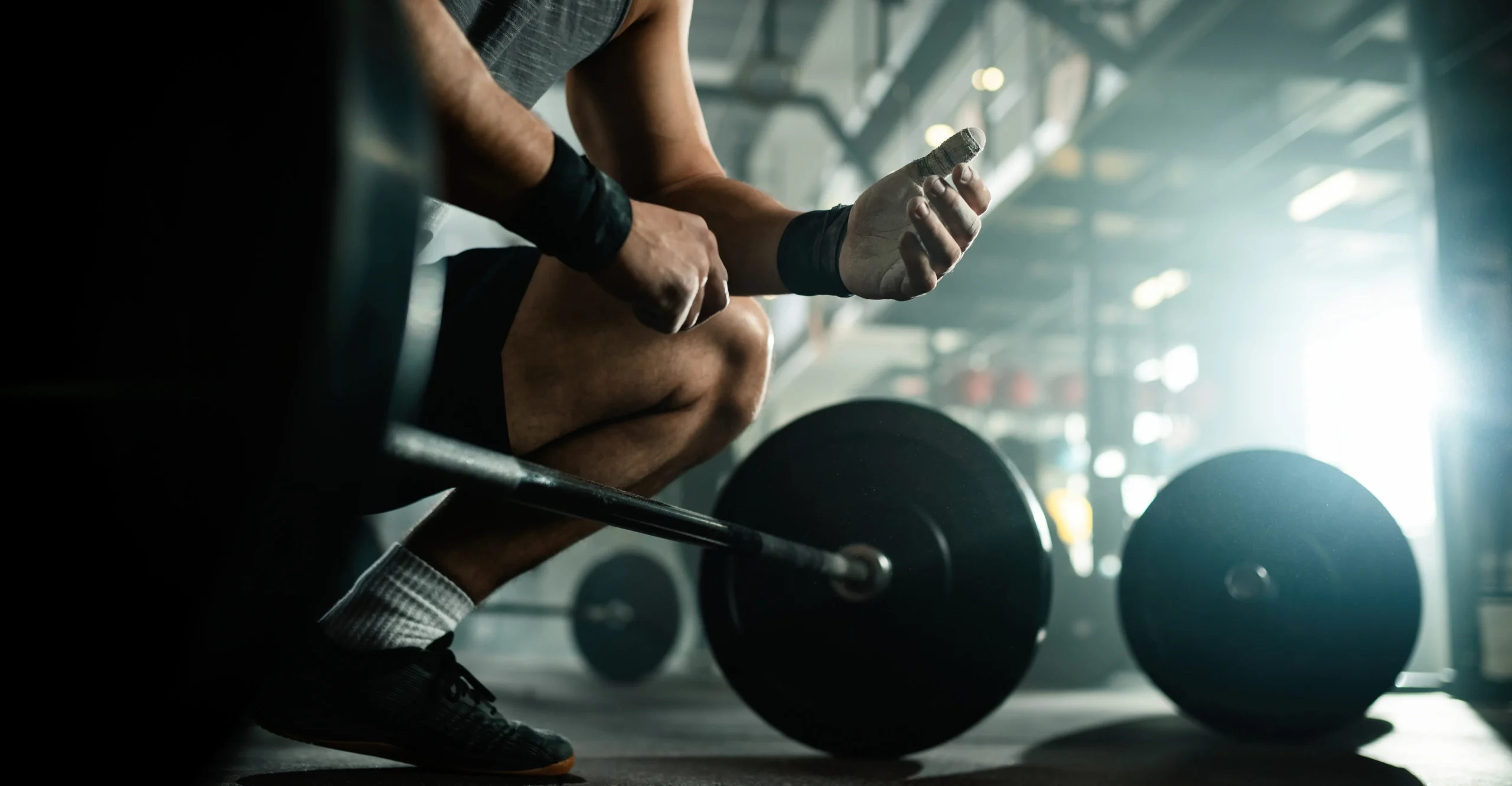 man working out